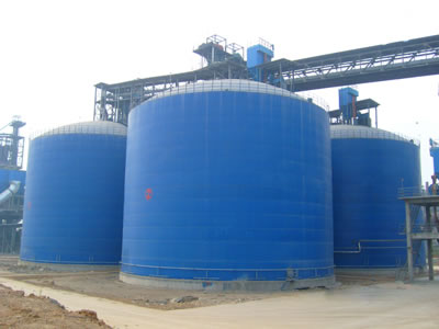 石泉水泥钢板库改造