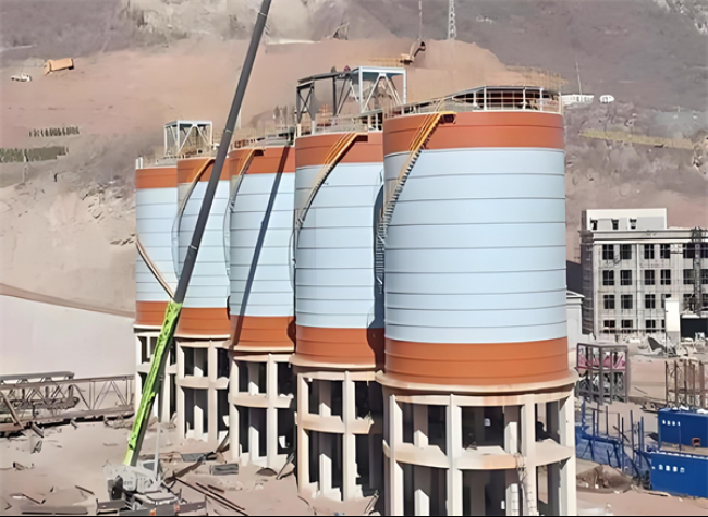 石泉高架钢板仓